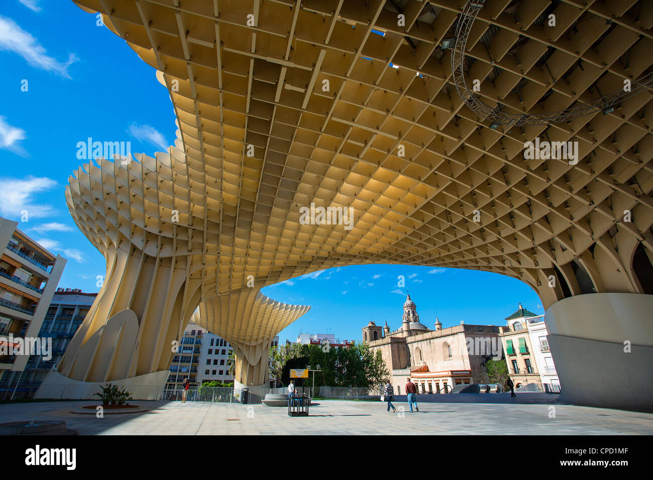 Sevilla, Metropol Parasol, J. Mayer H Architekten Stockfoto