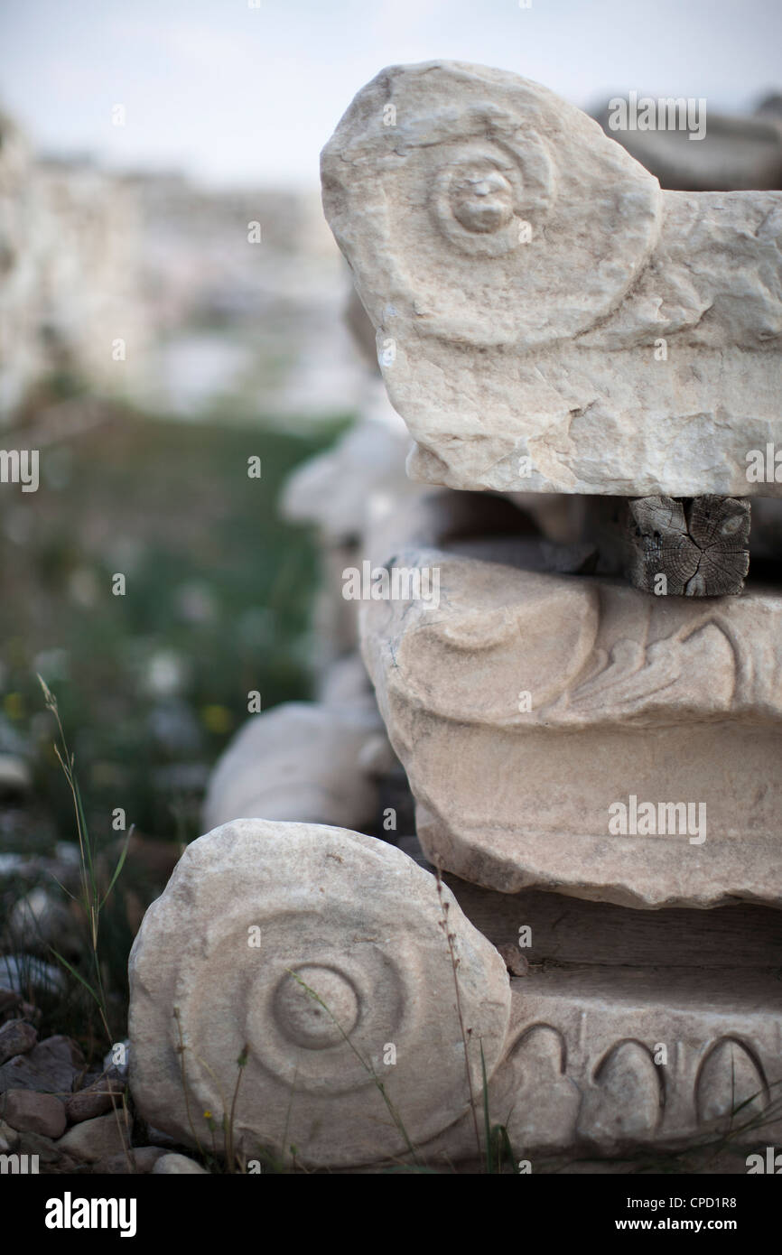 Teil der Akropolis Ruinen (ähnlich wie ein Chamäleon), Athen, Griechenland, Europa Stockfoto