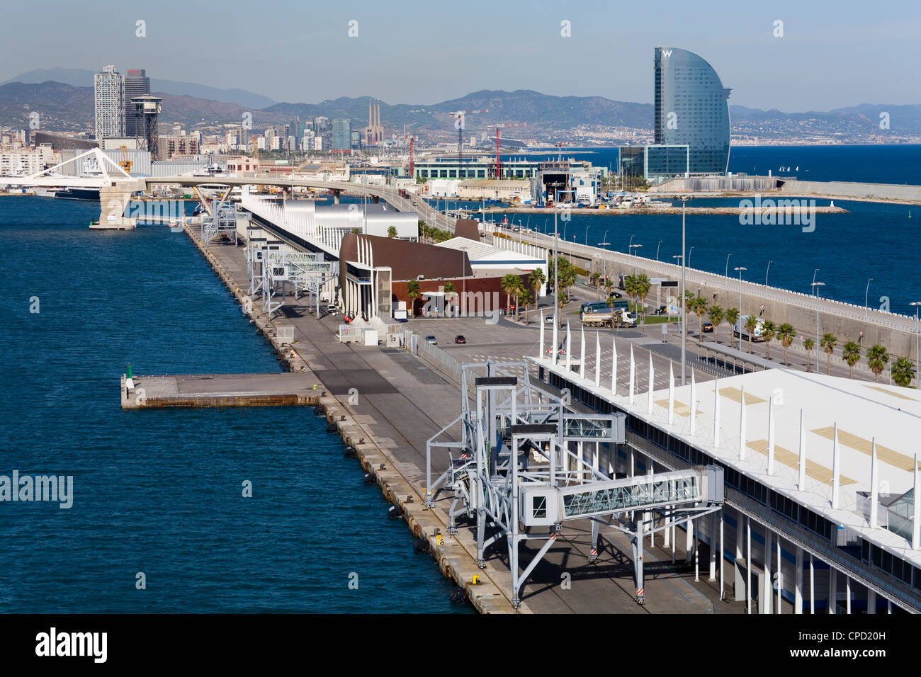 Hafen von Barcelona, Katalonien, Spanien, Europa Stockfoto