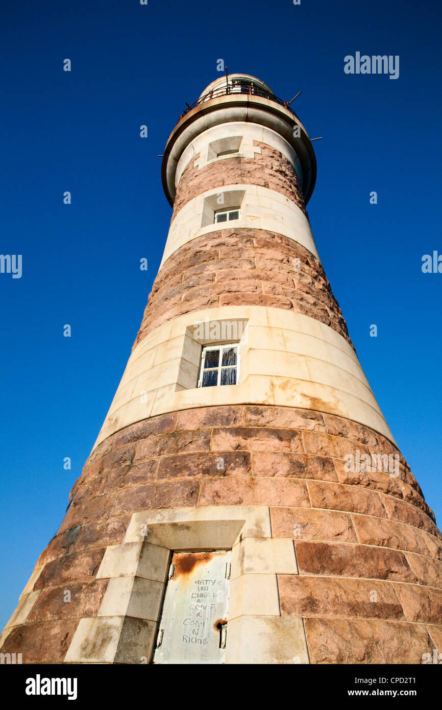 Roker Leuchtturm, Sunderland, Tyne and Wear, England, Vereinigtes Königreich, Europa Stockfoto