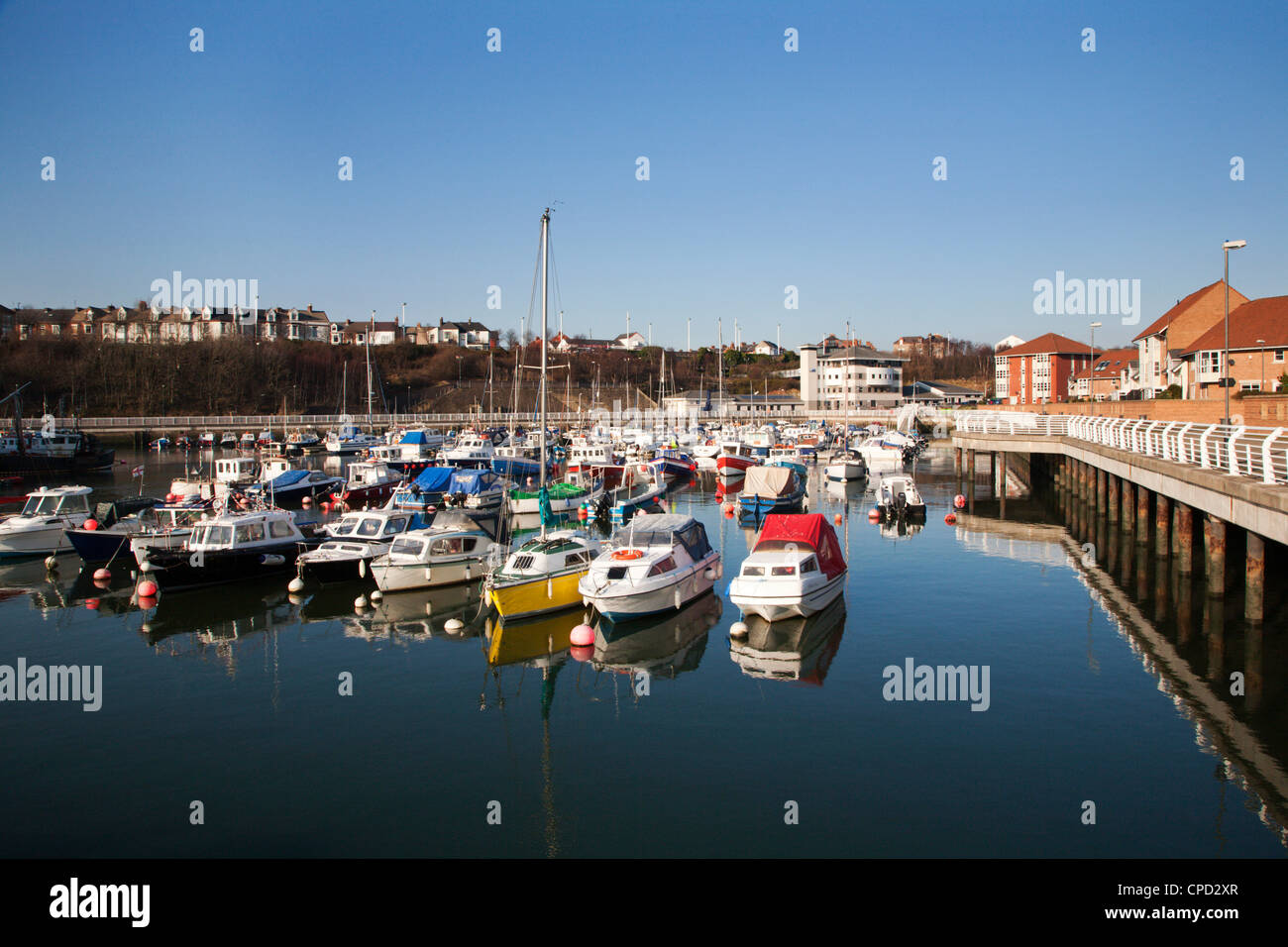 Sunderland Marina, Sunderland, Tyne and Wear, England, Vereinigtes Königreich, Europa Stockfoto