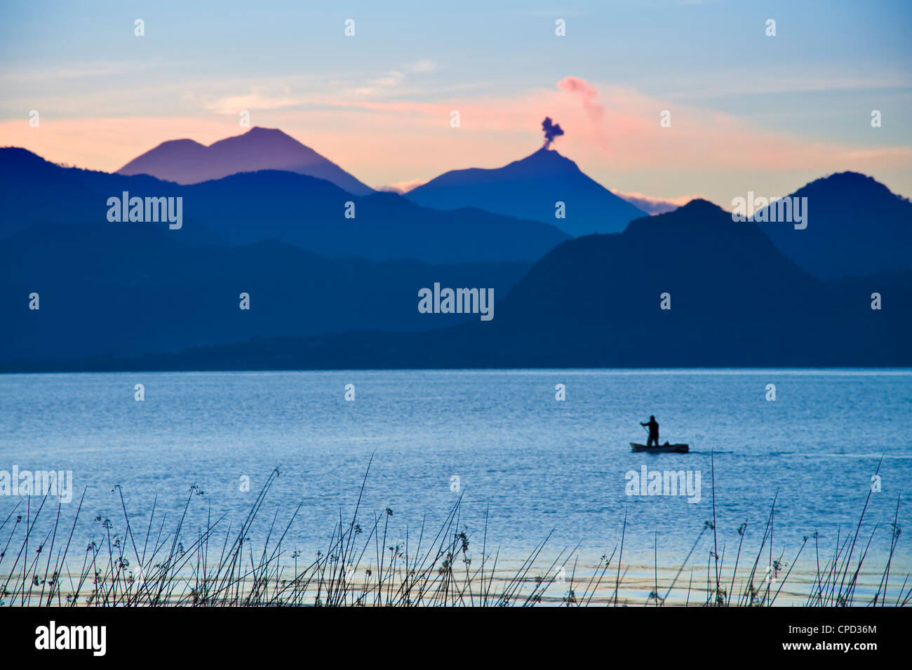 Lake Atitlan, Western Highlands, Guatemala, Mittelamerika Stockfoto