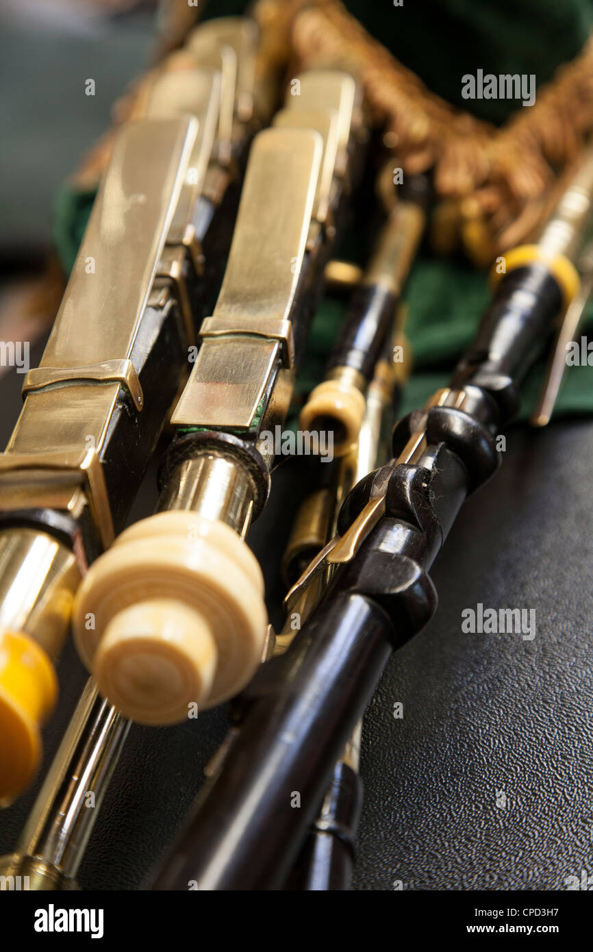 Uilleann pipes irischen Dudelsack durch Michael Vignoles