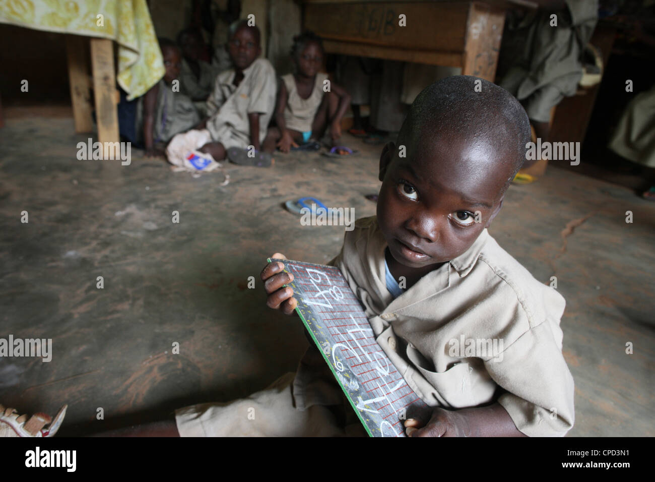 Grundschule in Afrika, Hevie, Benin, Westafrika, Südafrika Stockfoto