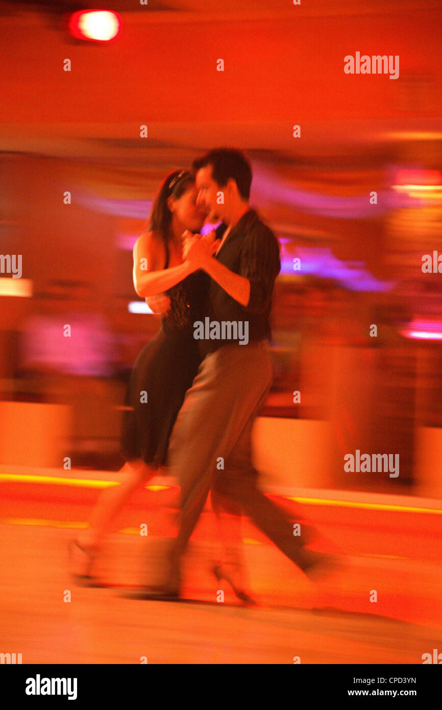 Ballroom Dance Tango-Tänzer Stockfoto