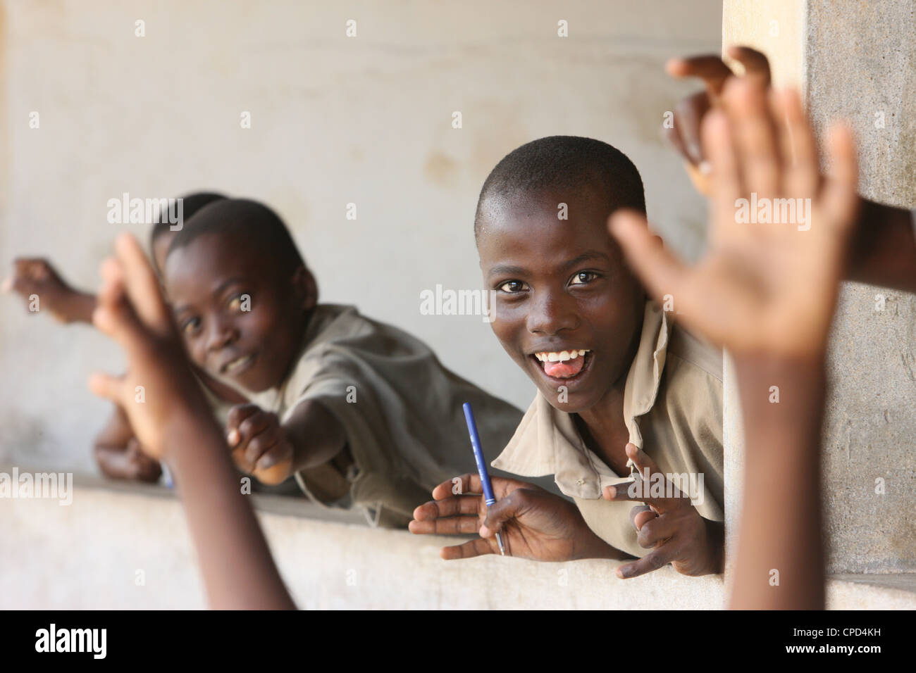 Grundschule in Lome, Togo, West Afrika, Afrika Stockfoto