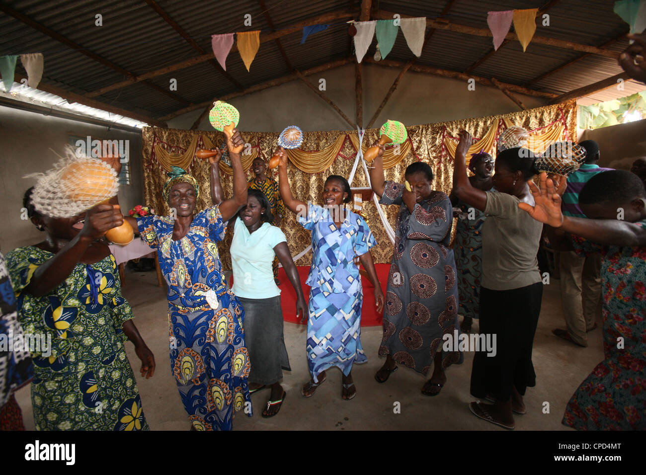 Evangelische Kirche, Lome, Togo, West Afrika, Afrika Stockfoto