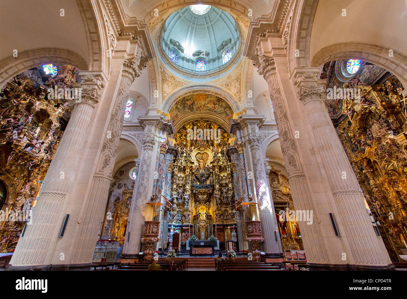 Sevilla, Iglesia San Salvador (San Salvador Kirche Stockfoto, Bild