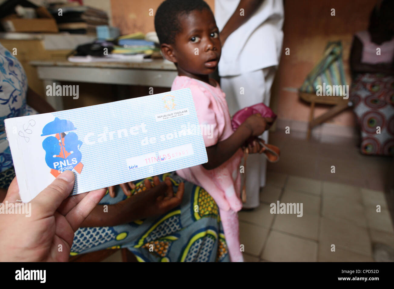 Medizinische Beratung, medizinische Zentrum für HIV-positive Patienten, Lome, Togo, West Afrika, Afrika Stockfoto