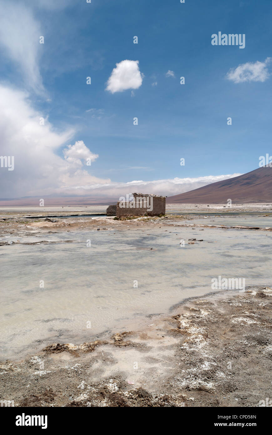 Hot Springs Salar de Uyuni Stockfoto