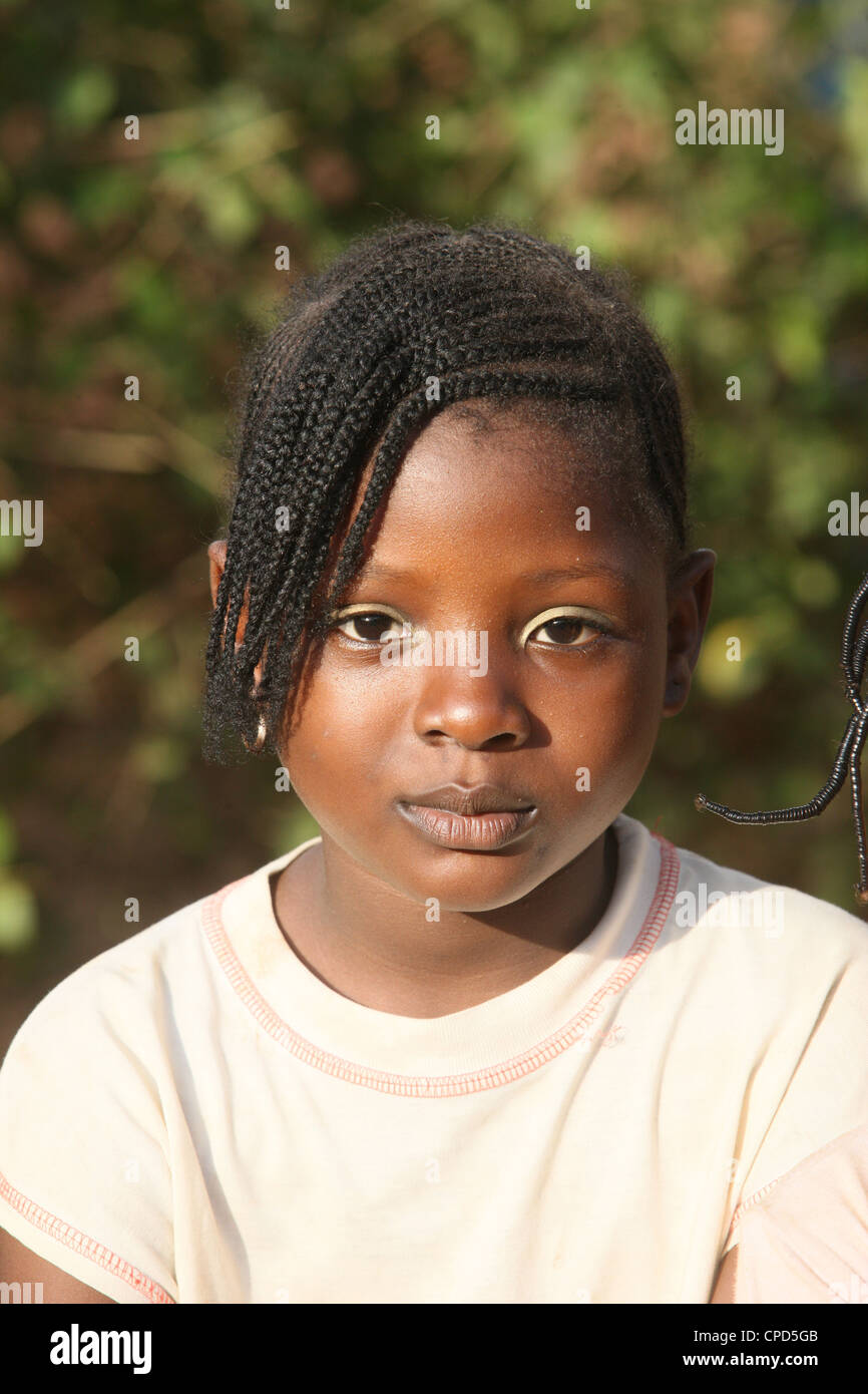 Afrikanische Mädchen, Lome, Togo, West Afrika, Afrika Stockfoto