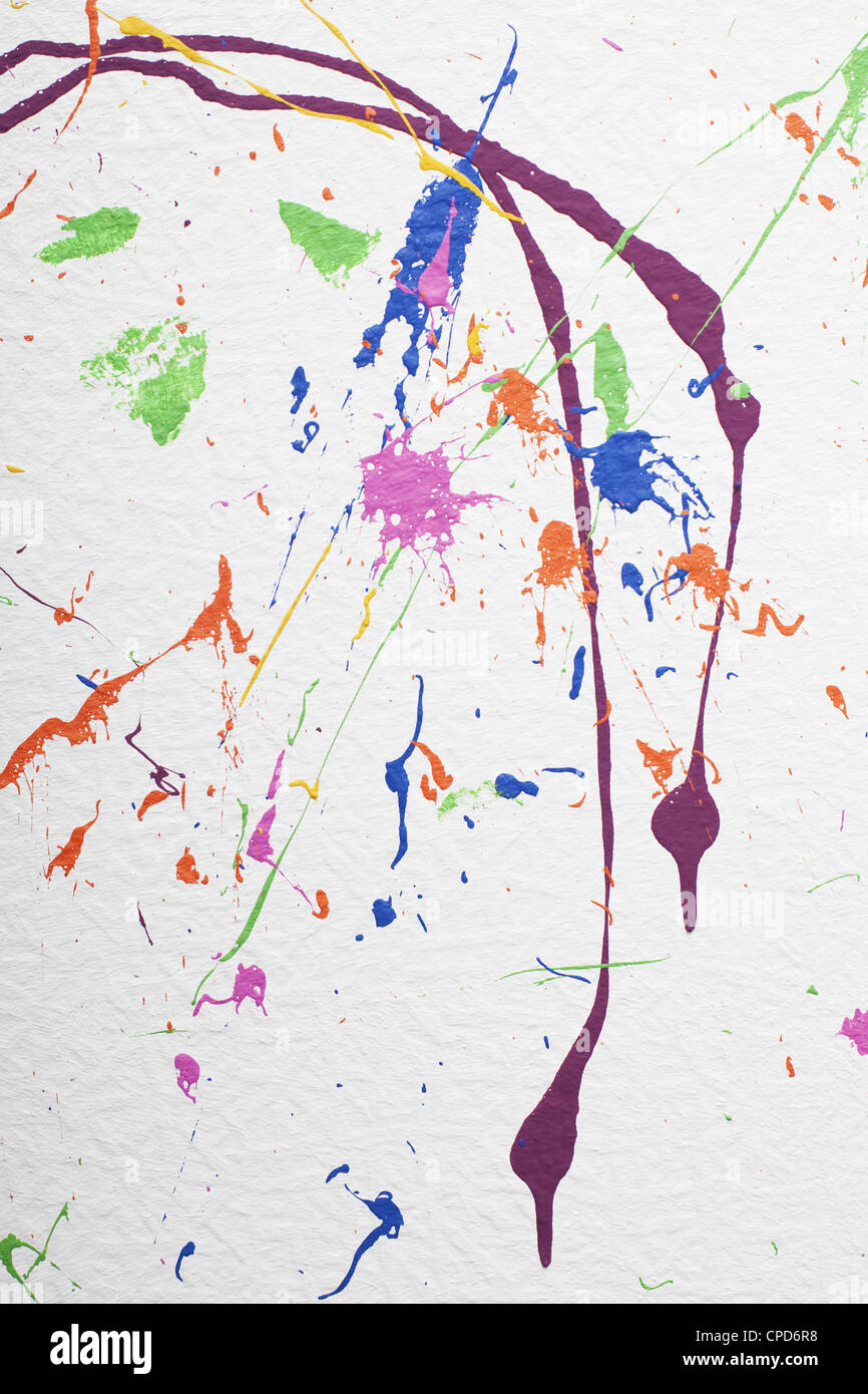 Splatter-Malerei Stockfoto