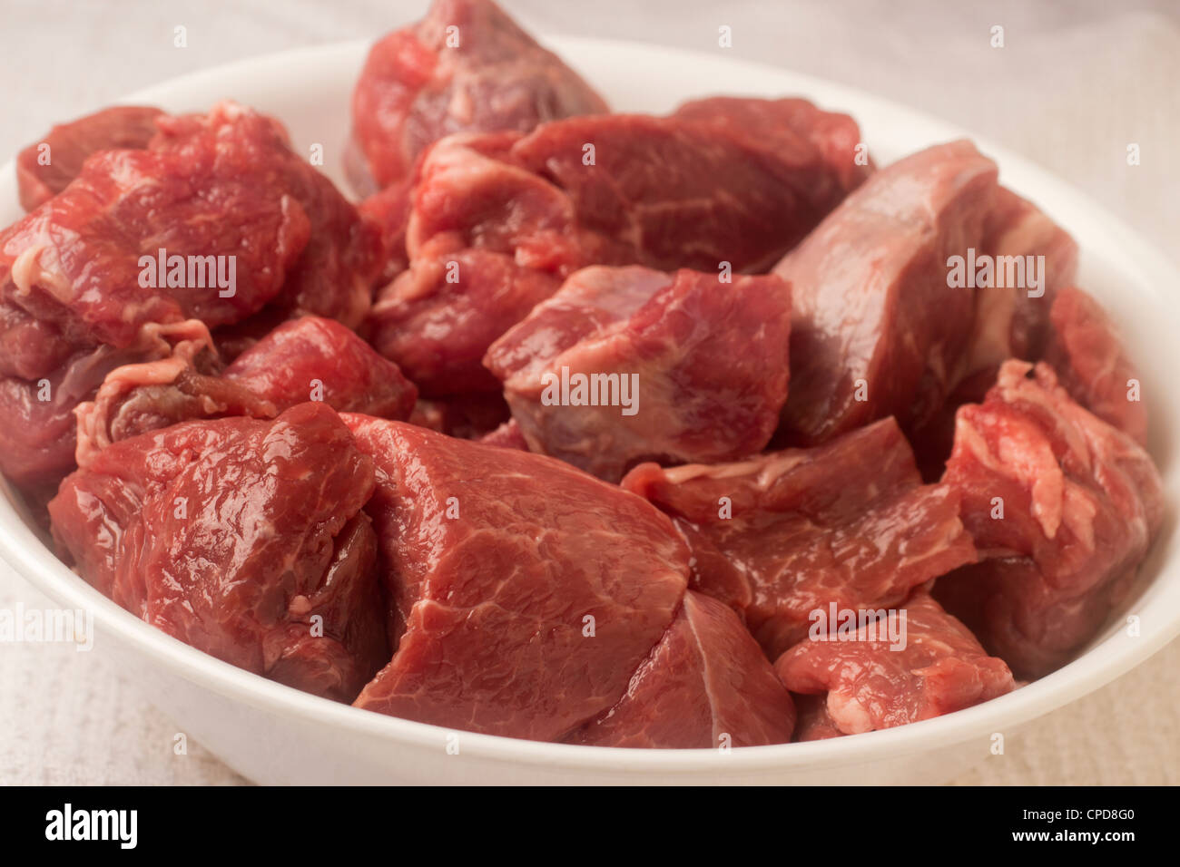 Lammfleisch, bereit für das Kochen Stockfoto