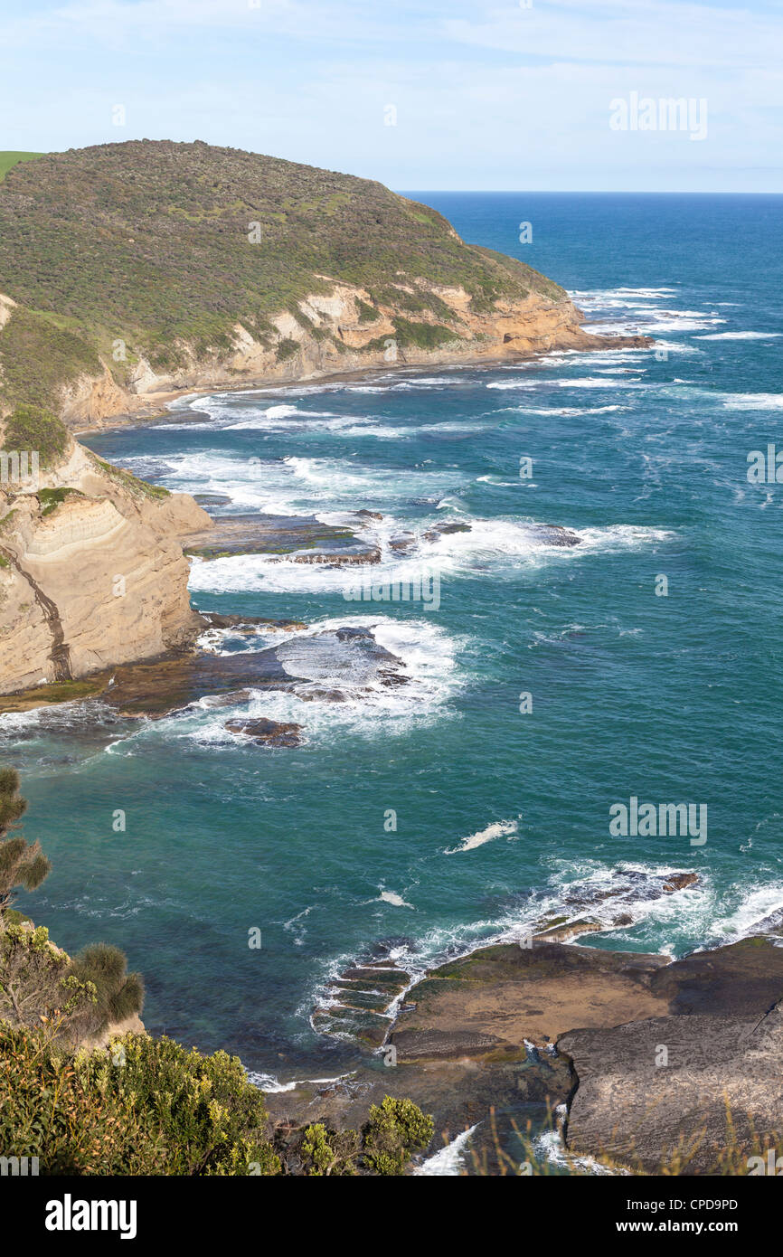 Blick vom The Gables Lookout Walk, Great Ocean Walk, Victoria, Australien Stockfoto