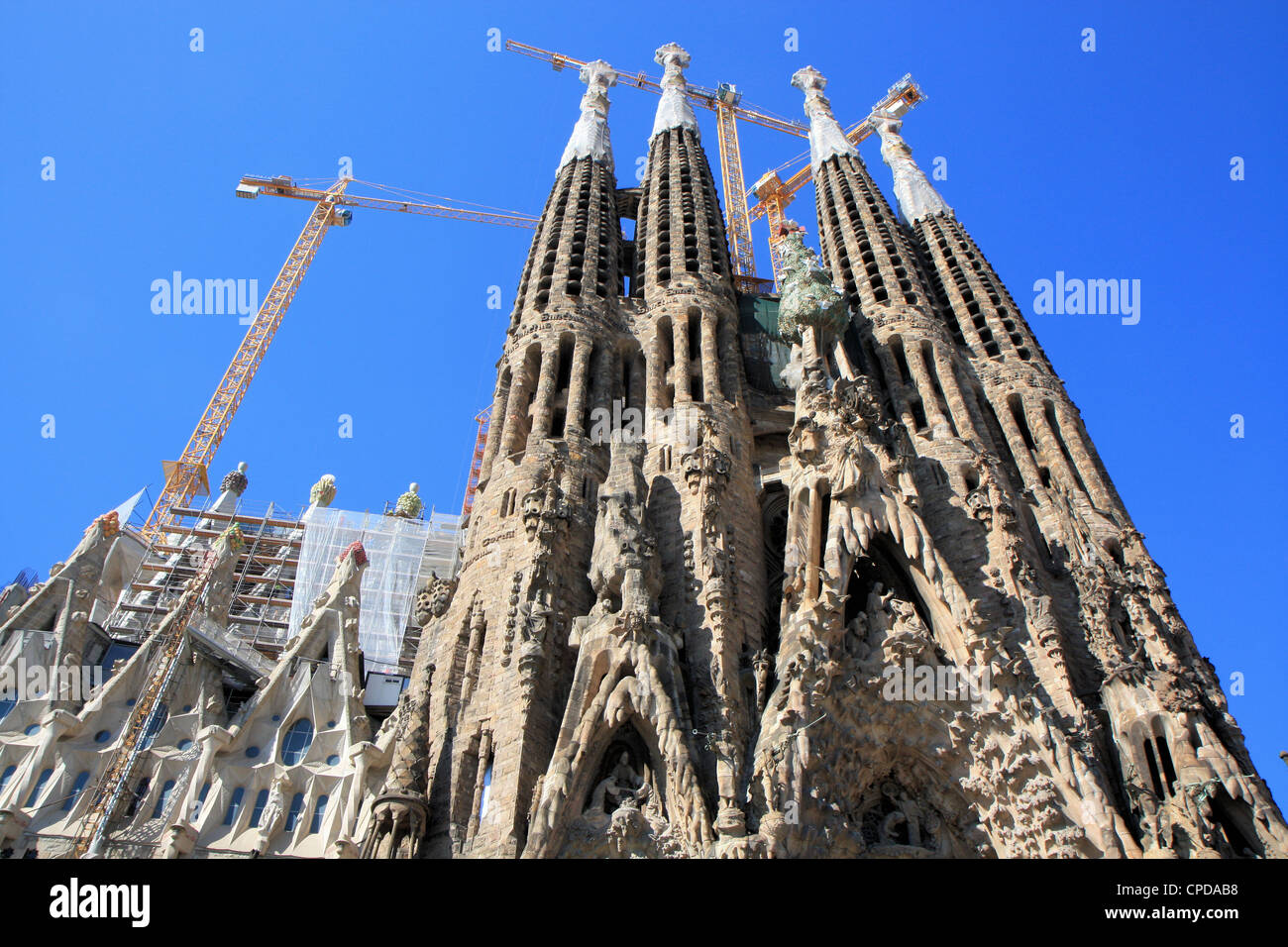 Kirche Sagrada Familia, Barcelona, Spanien Stockfoto