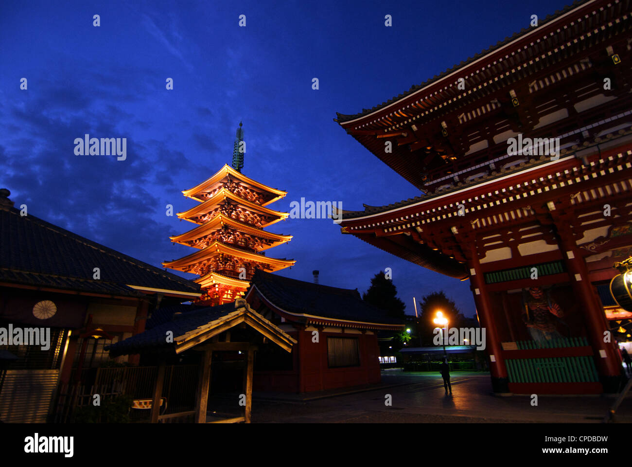 Senso-Ji Tempel, Tokio, Honshu, Japan Stockfoto