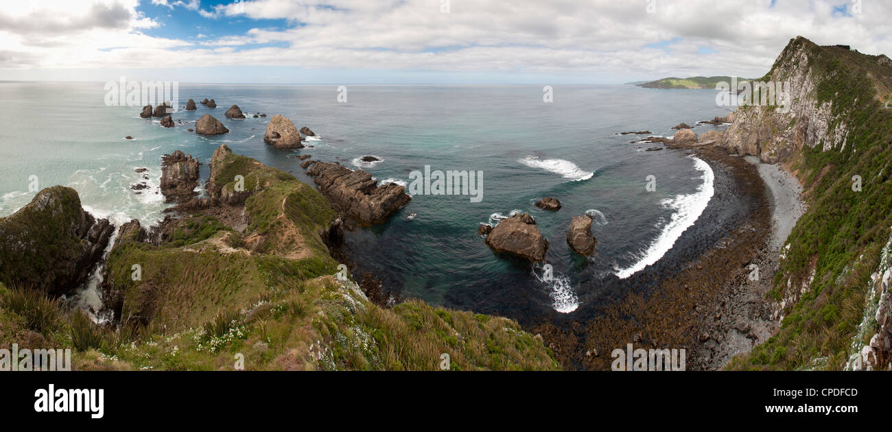 Nugget Point, Otago, Südinsel, Neuseeland, Pazifik Stockfoto