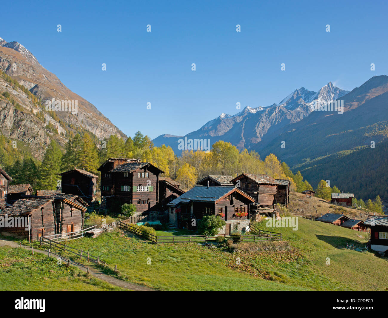 Zermatt, Valais, Schweizer Alpen, Schweiz, Europa Stockfoto