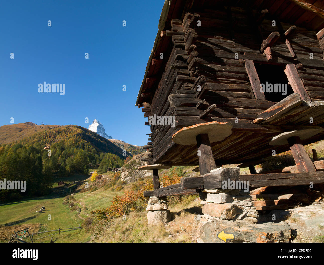 Zermatt, Valais, Schweizer Alpen, Schweiz, Europa Stockfoto