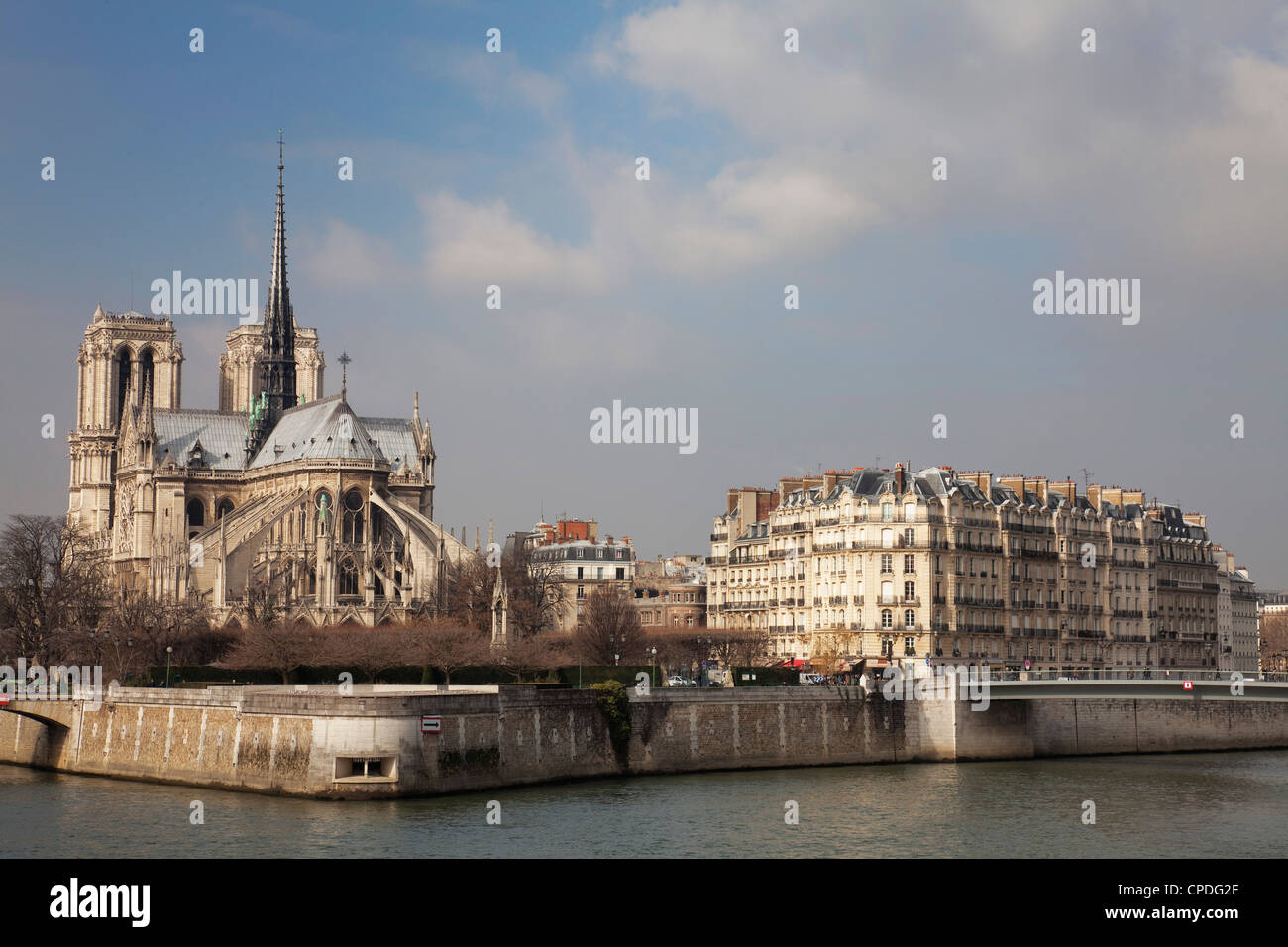 Ile De La Cité und der Kathedrale Notre Dame, Paris, Frankreich, Europa Stockfoto