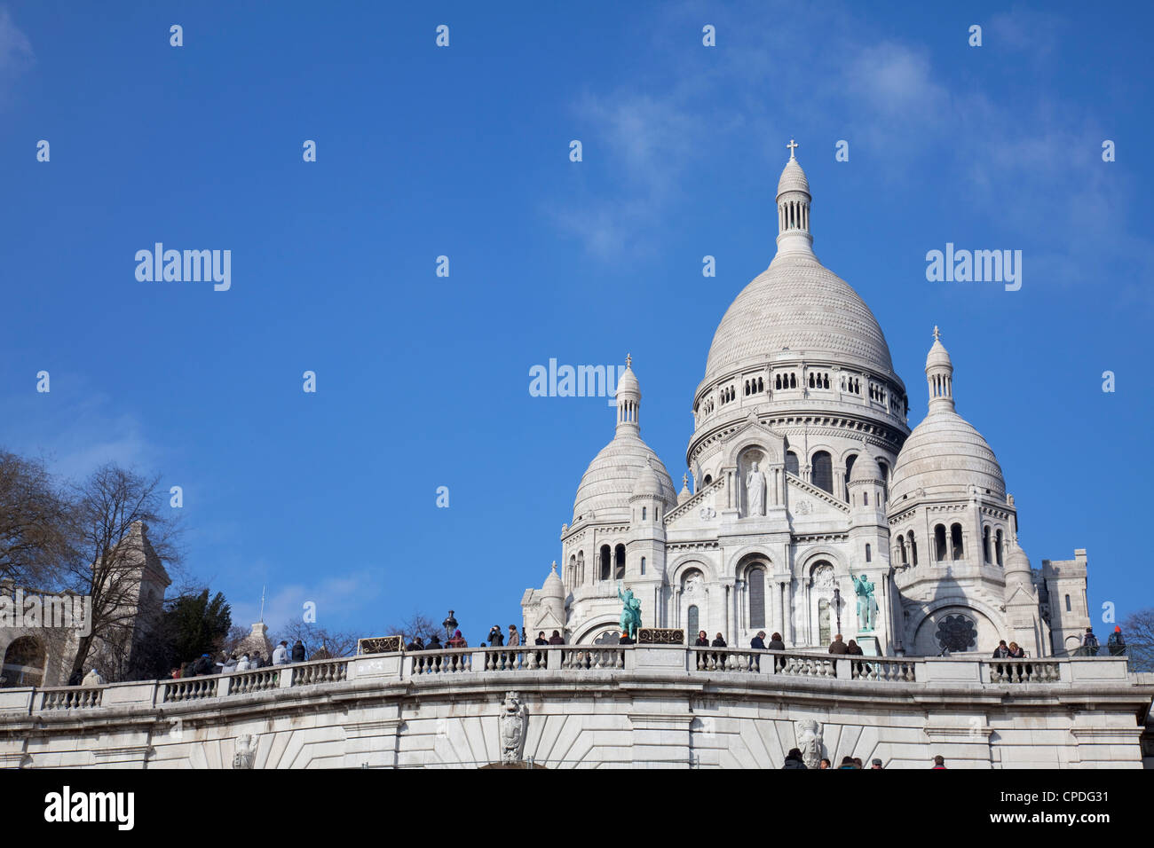 Sacre Coeur Basilika, Montmartre, Paris, Frankreich, Europa Stockfoto