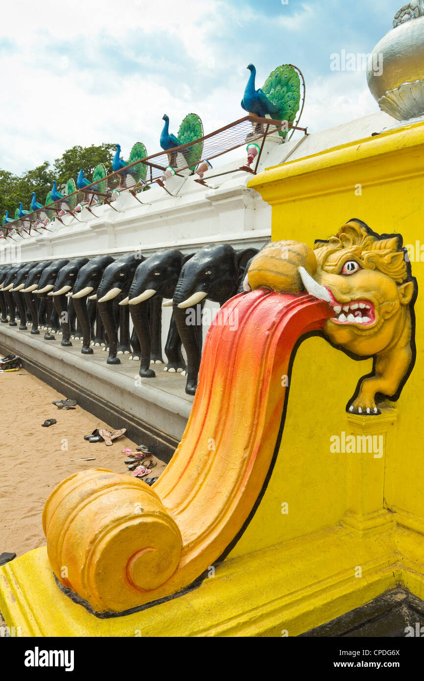 Maha Devale buddhistischen und hinduistischen Tempel, Kataragama, Uva Provinz, Sri Lanka Stockfoto