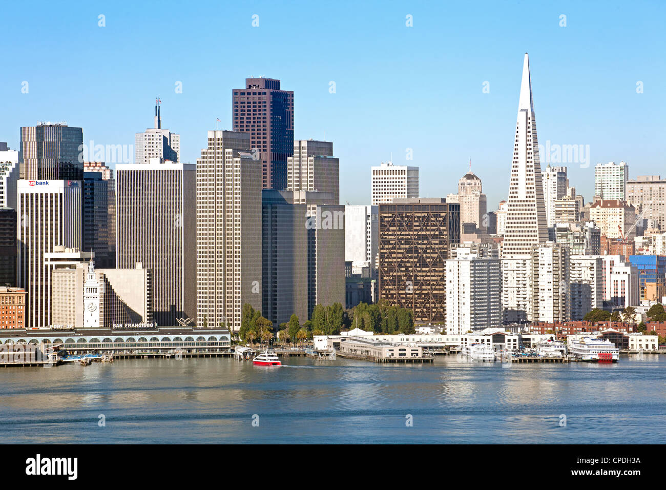 Skyline von Downtown, San Francisco, Kalifornien, Vereinigte Staaten von Amerika, Nordamerika Stockfoto