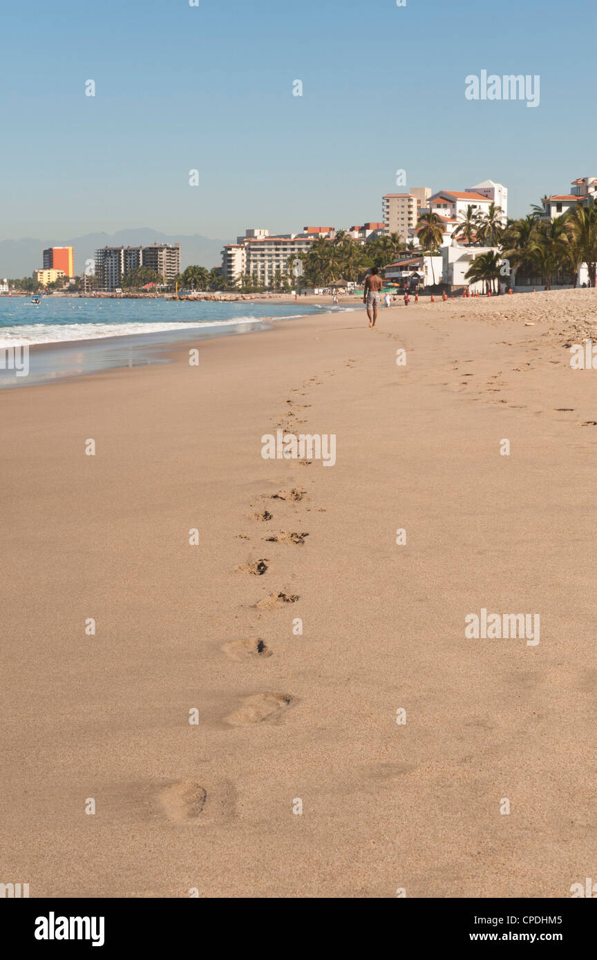 Puerto Vallarta Strand, Puerto Vallarta, Jalisco, Mexiko, Nordamerika Stockfoto