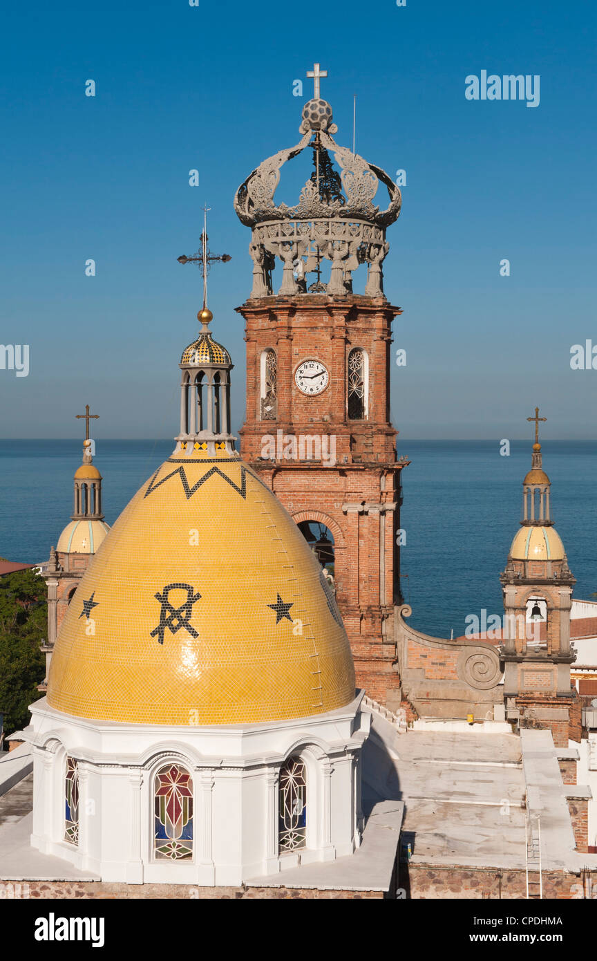 Die Dame von Guadalupe Church, Puerto Vallarta, Jalisco, Mexiko, Nordamerika Stockfoto