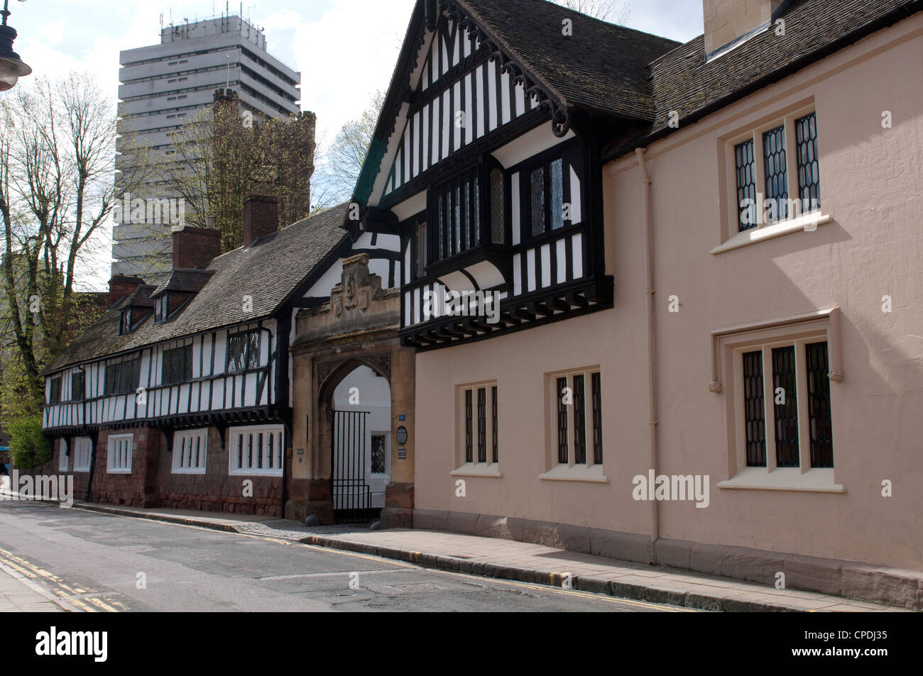 Alten Bablake Schule und Bond Krankenhaus, Coventry, UK Stockfoto