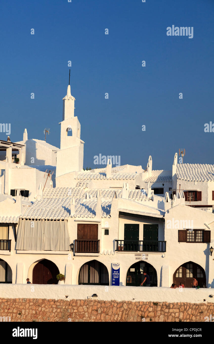 Spanien, Balearen, Menorca, Angeln Dorf Binibequer Vell Stockfoto
