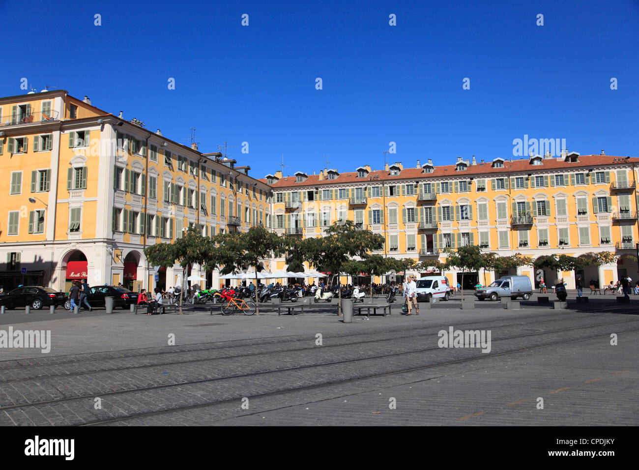 Setzen Sie Garibaldi, Nizza, Alpes Maritimes, Cote d ' Azur, Côte d ' Azur, Provence, Frankreich Stockfoto