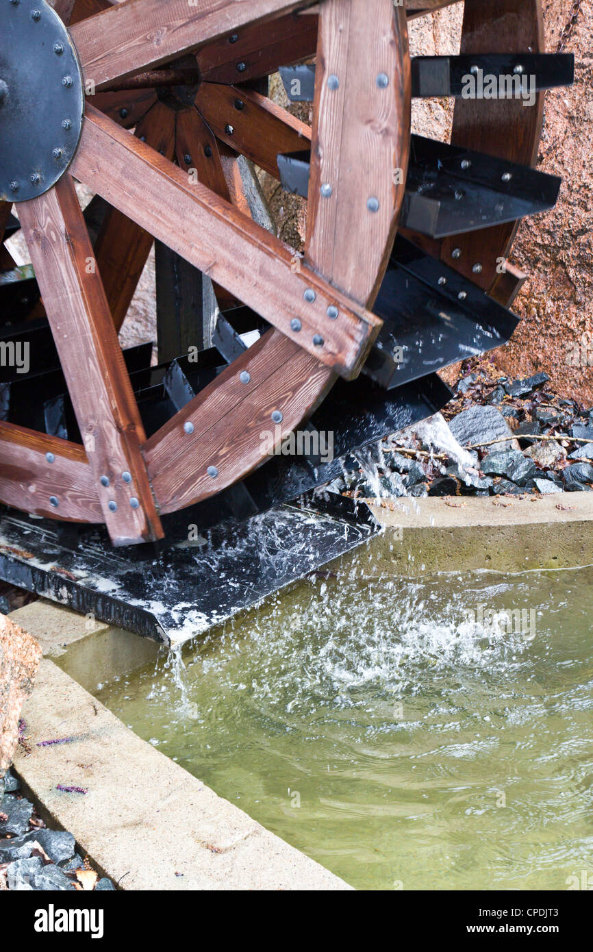 Wasserräder Stockfoto