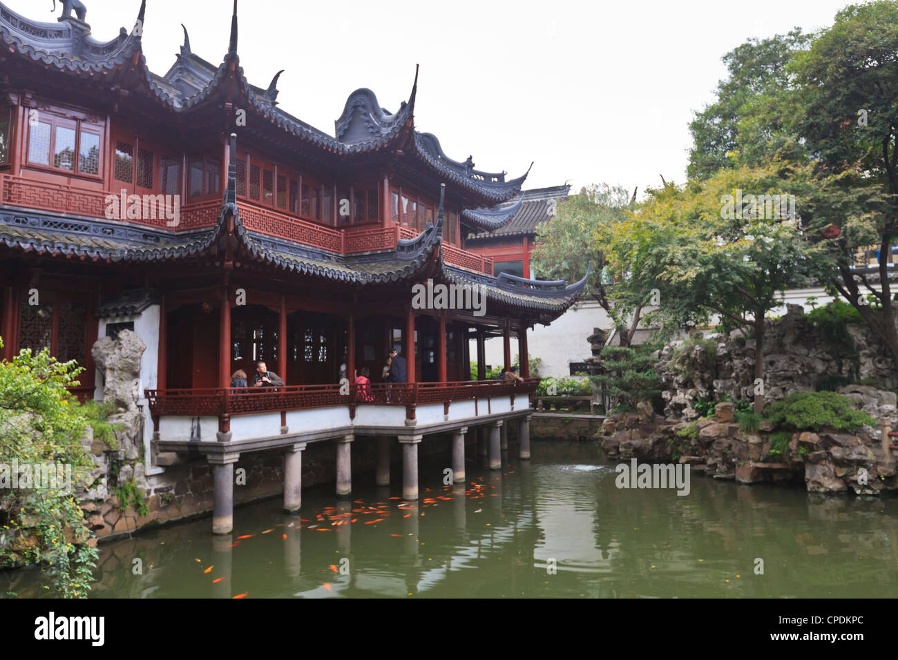 Yanshan Hall, Yu Yuan (Yu) Gärten, Shanghai, China, Asien Stockfoto