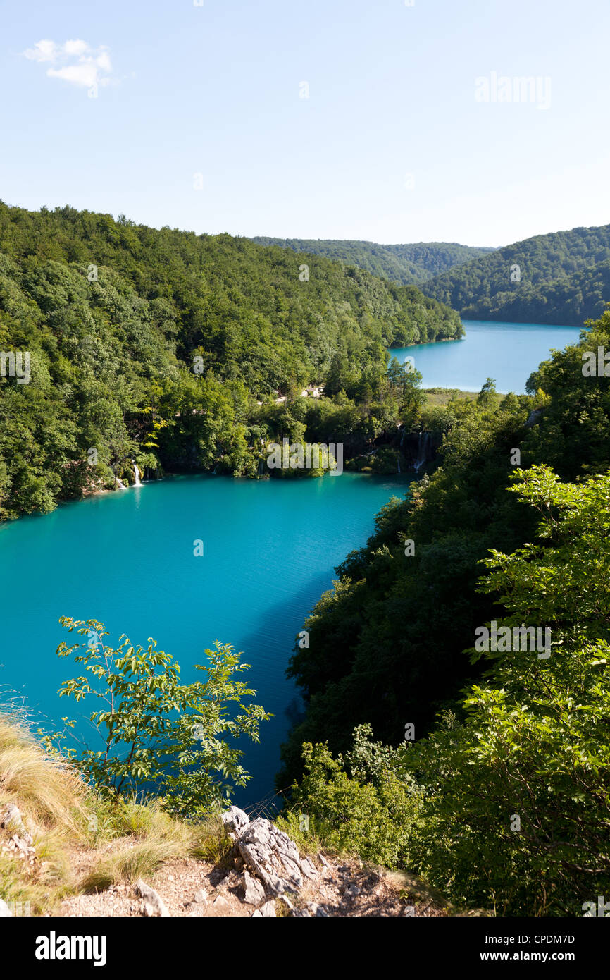Nationalpark Plitvicer Seen, UNESCO World Heritage Site, Kroatien, Europa Stockfoto