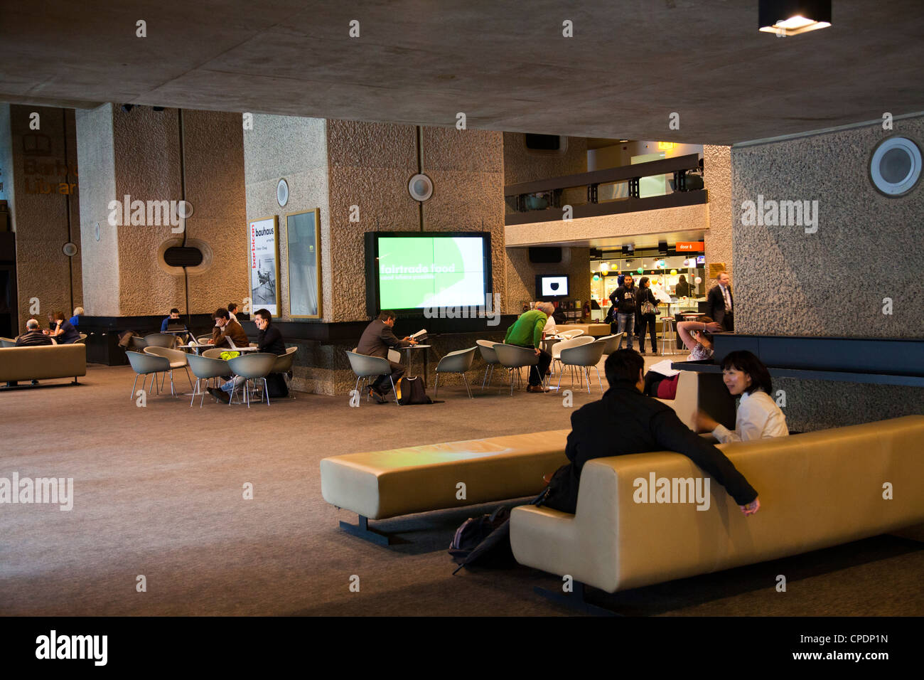 Barbican Centre Interior - EC2 London UK Stockfoto