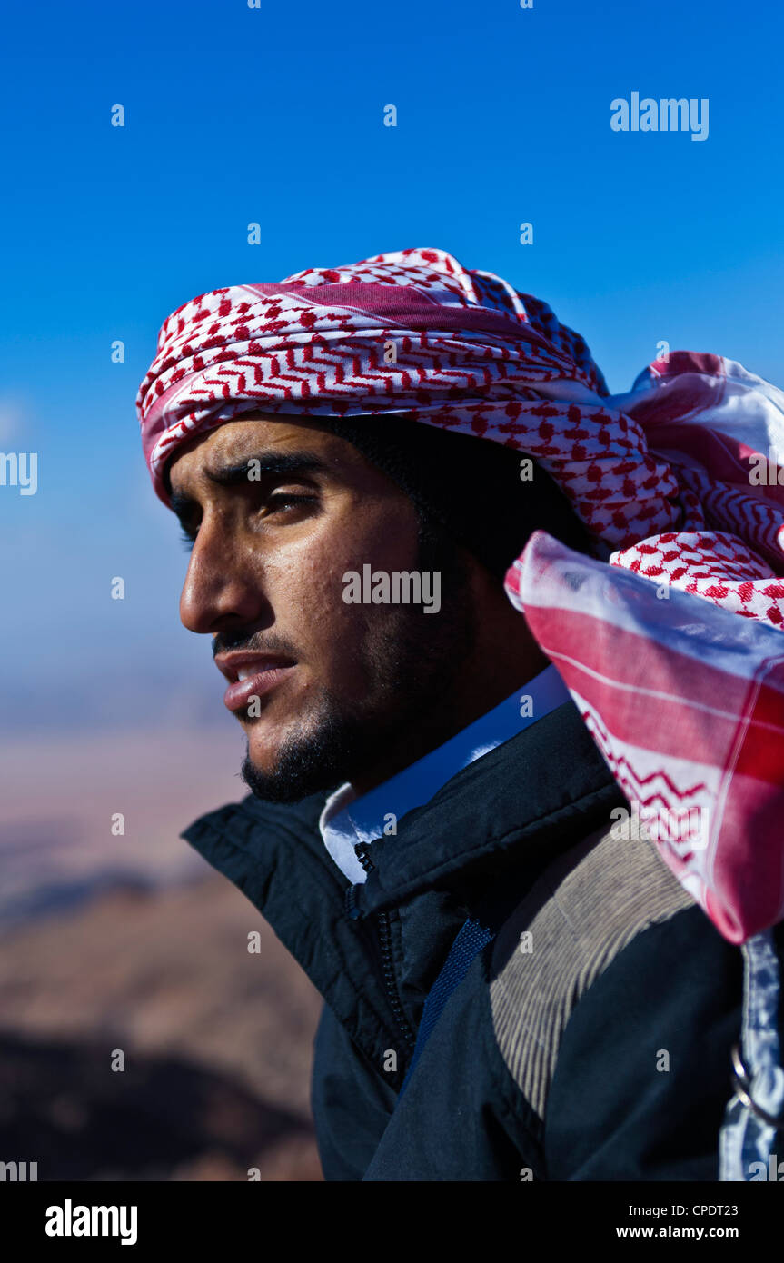 Howeitat Beduinen Mohamed Wadi Rum Jordan Stockfoto