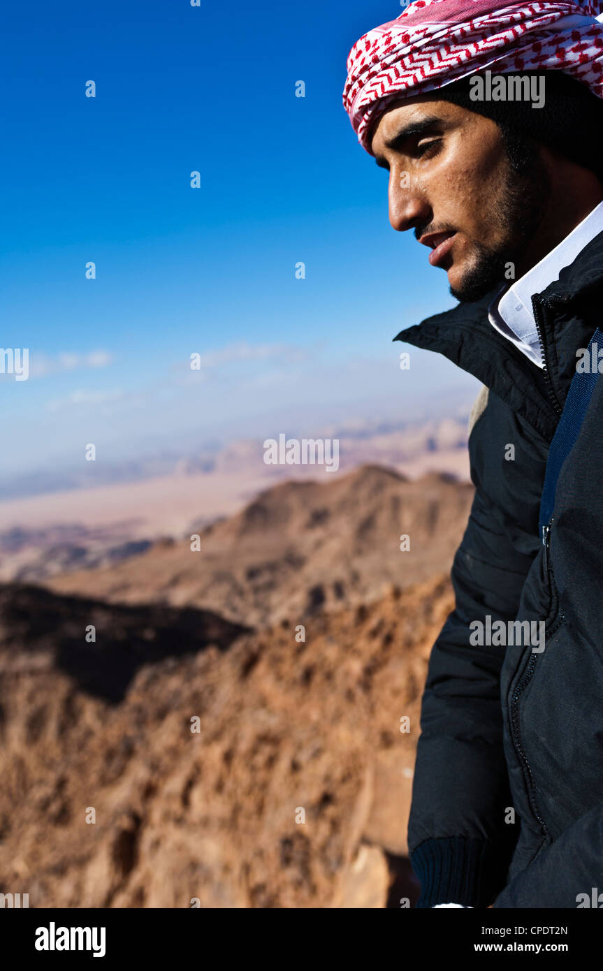 Howeitat Beduinen Mohamed Wadi Rum Jordan Stockfoto