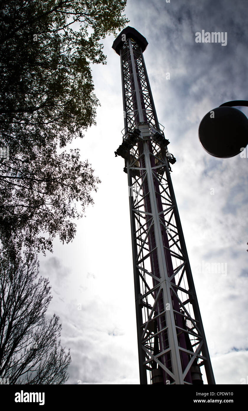 Raum im Freizeitpark gedreht Stockfoto