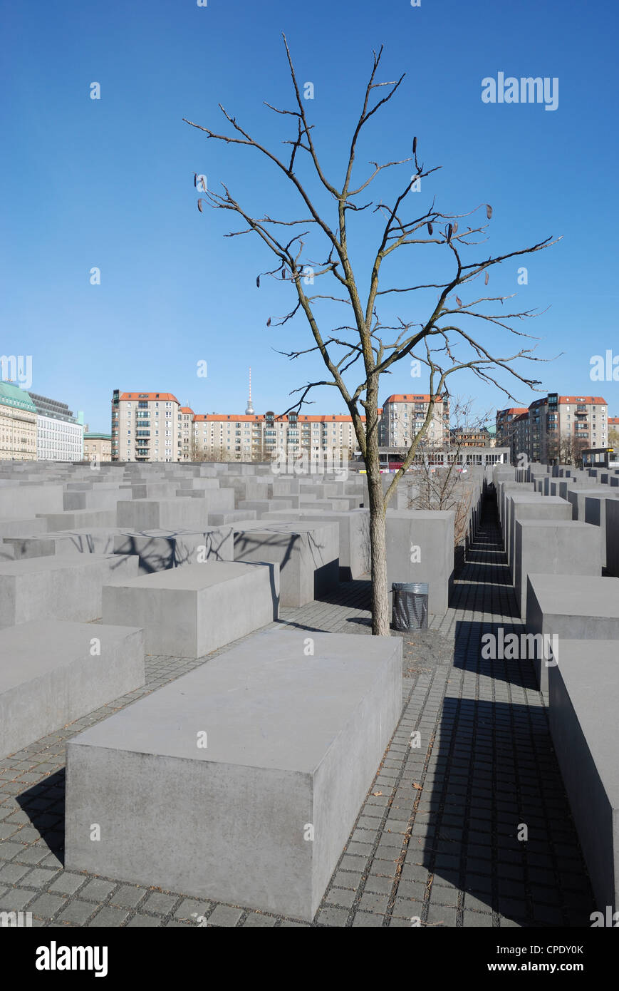 Das Denkmal für die ermordeten Juden Europas, Berlin, Deutschland. Stockfoto