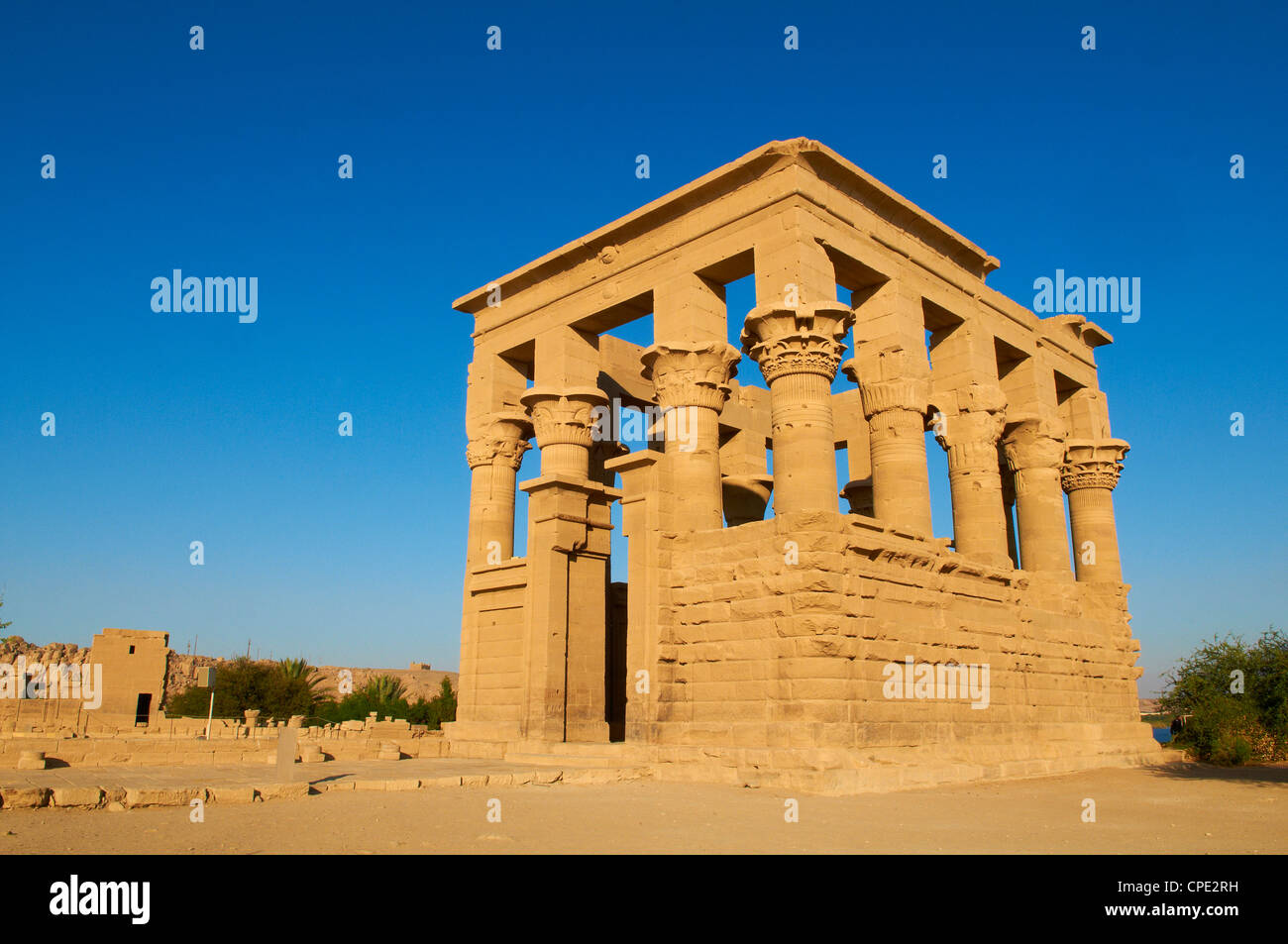 Tempel von Philae, UNESCO-Weltkulturerbe, Insel Agilkia, Niltal, Nubien ...