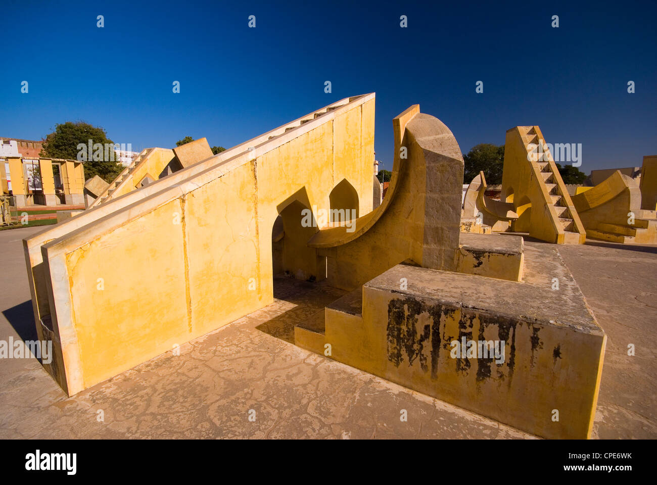 Jantar Mantar, Jaipur, Rajasthan, Indien, Asien Stockfoto
