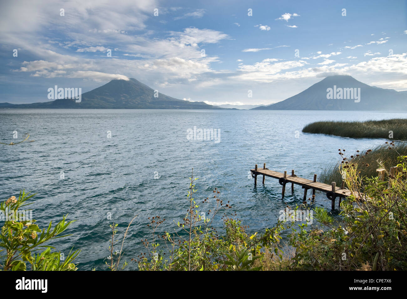 Santa Cruz La Laguna, Lake Atitlan, Western Highlands, Guatemala, Mittelamerika Stockfoto