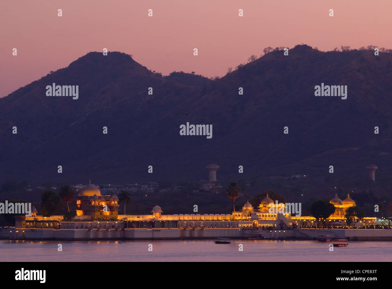 Jagmandir Insel, Udaipur, Rajasthan, Indien, Asien Stockfoto