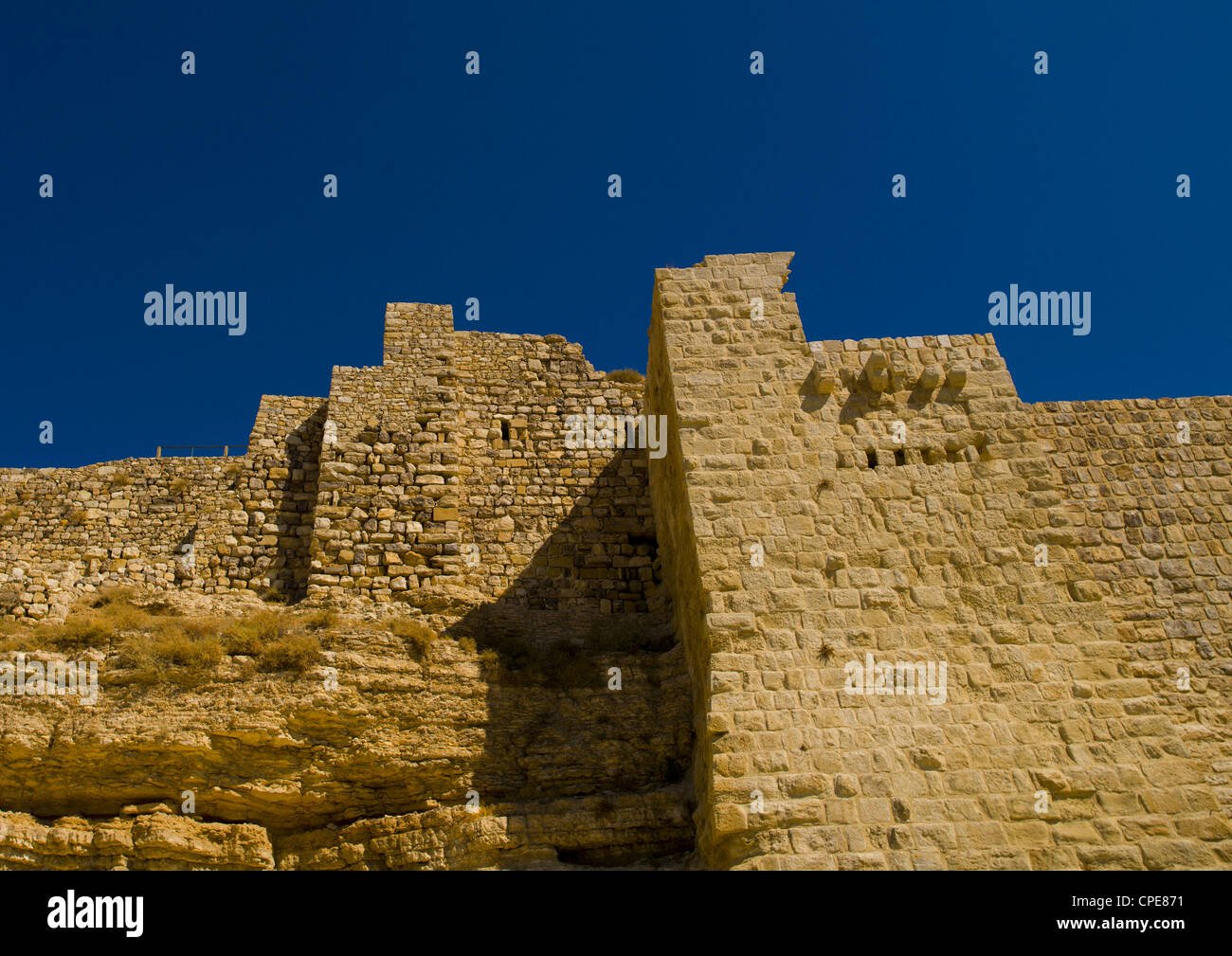 Karak Schloß, Karak, Jordanien Stockfoto