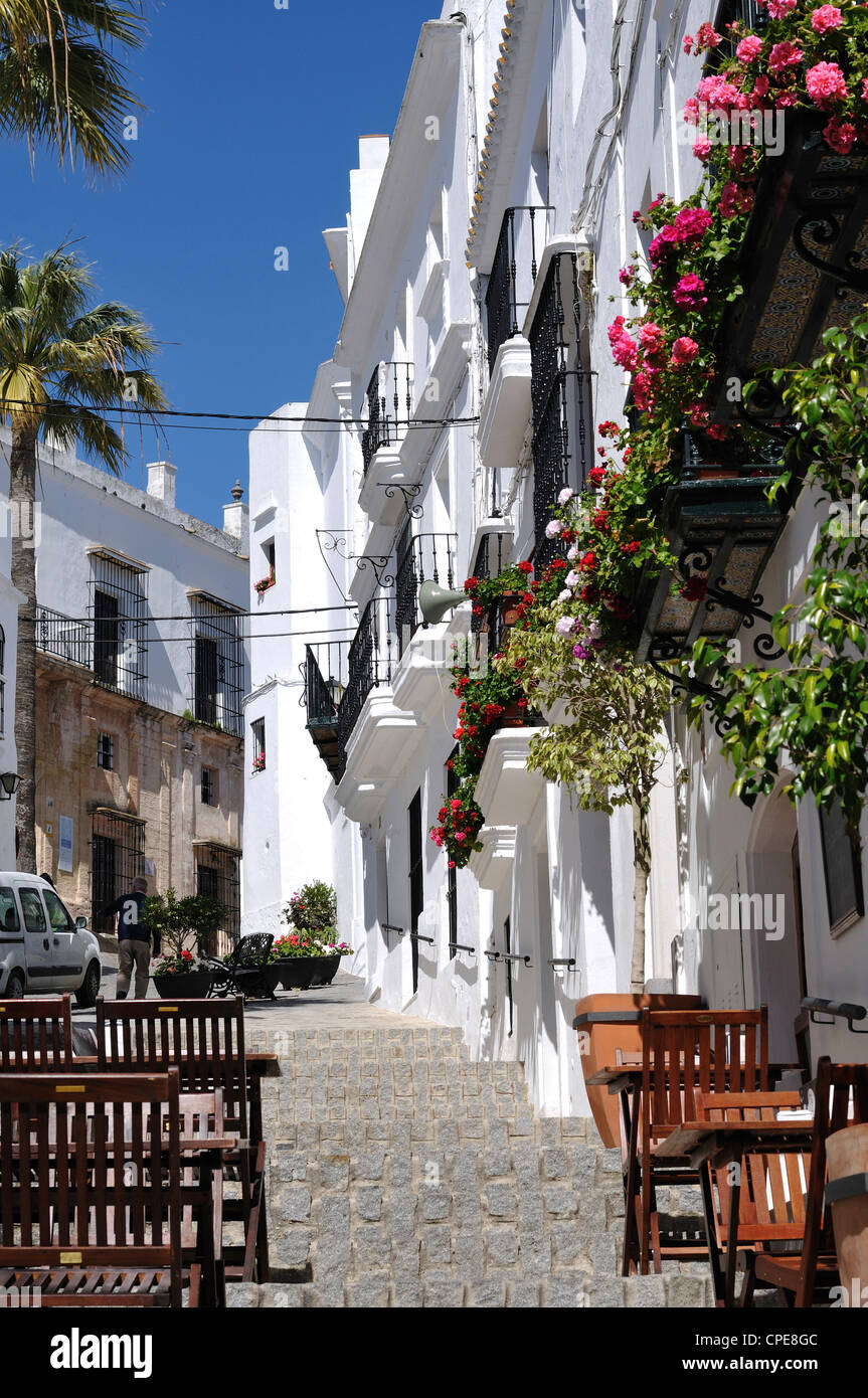 Vejer De La Frontera, Provinz Cadiz, Costa De La Luz, Andalusien, Spanien, Europa Stockfoto