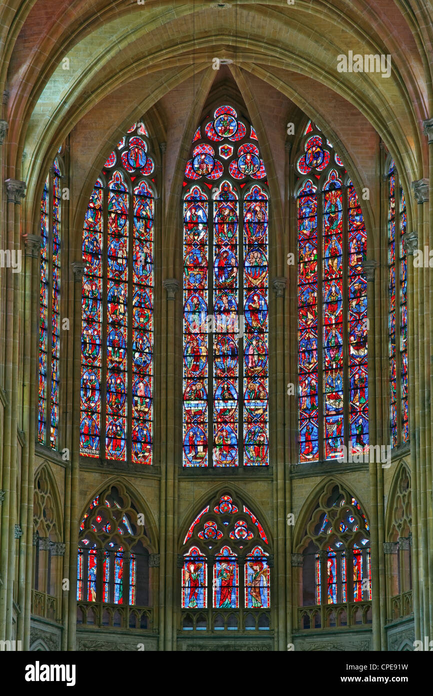 Kathedrale St. Gatien, Tours, Indre-et-Loire, Loire-Tal, Centre, Frankreich Stockfoto