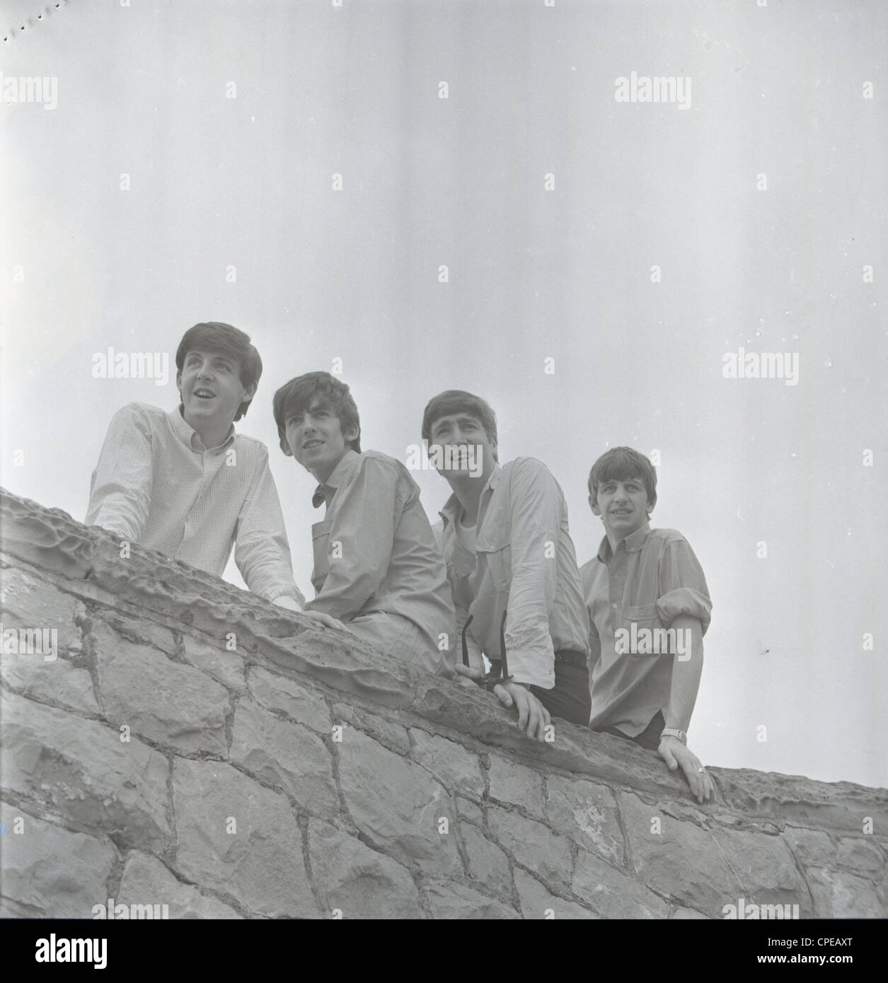 003152 - die Beatles in Weston Super Mare Juli 1963 Stockfoto