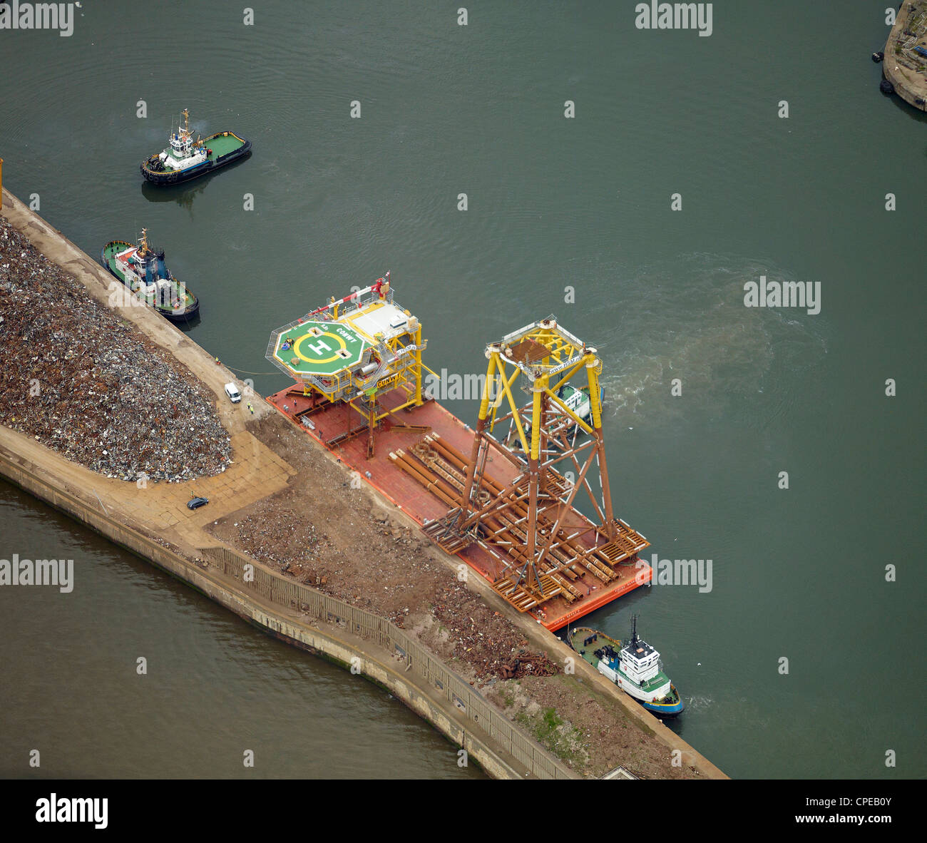 Liverpool Docks, Liverpool, North West England Stockfoto