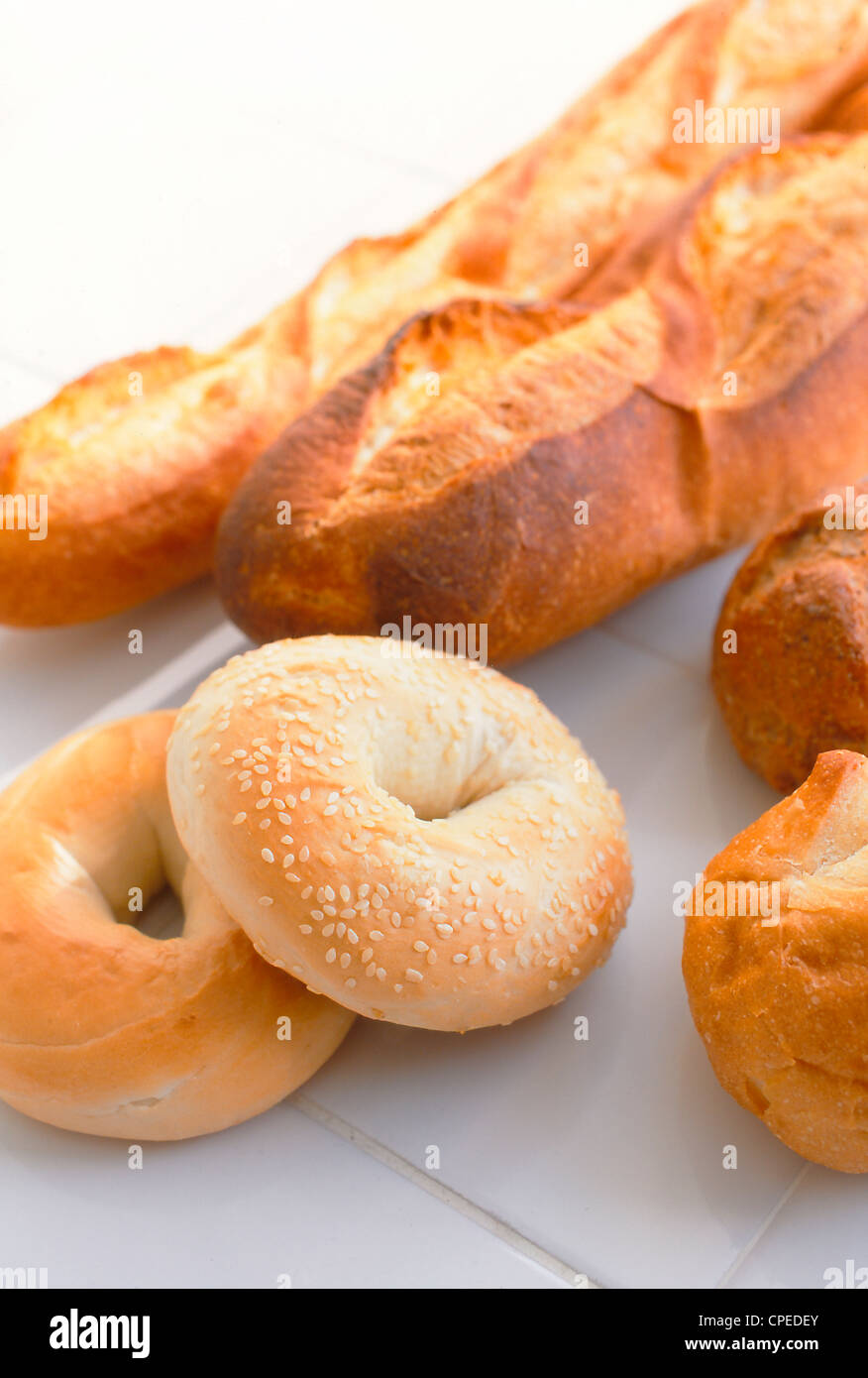 Gemischte Brötchen Stockfoto